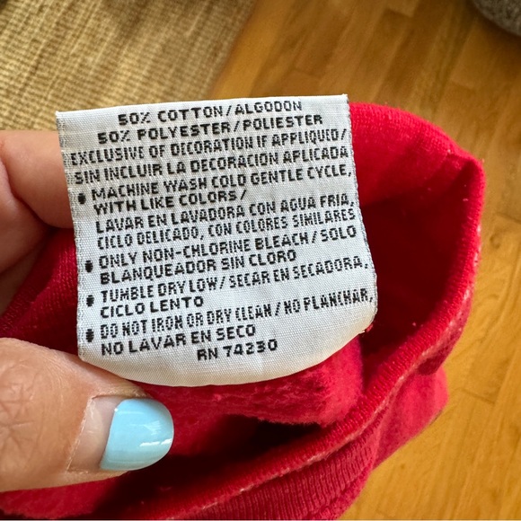 Vintage holiday puppy sweatshirt Sz XS/S - Picture 2 of 5